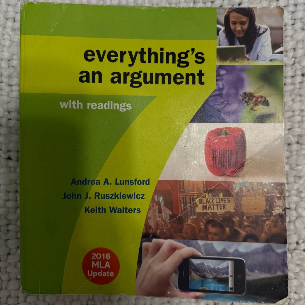 Everything’s An Argument With Readings MLA 2016 Update